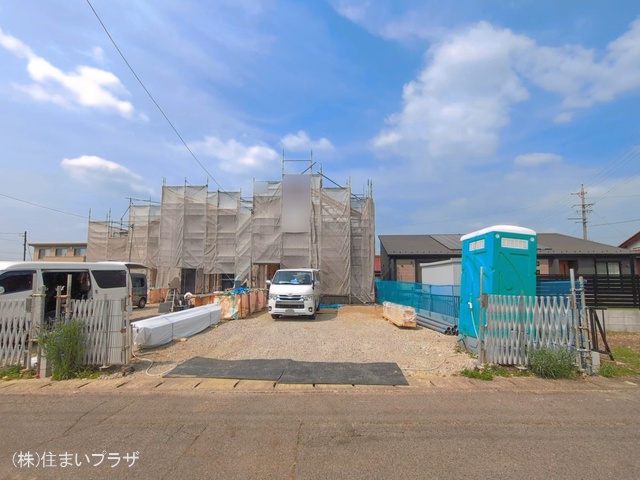 愛知県犬山市大字塔野地字南ノ切の新築戸建てシート写真 2026年4月13日撮影