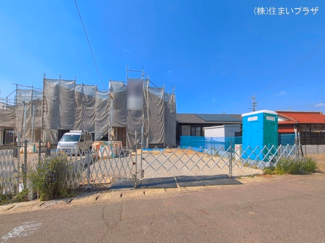 愛知県犬山市大字塔野地字南ノ切の新築戸建てシート写真 2026年5月14日撮影
