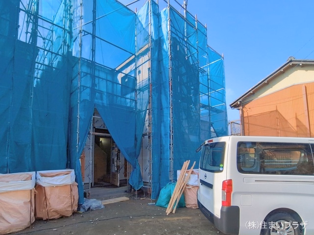 愛知県一宮市北方町 北方字中土取の新築戸建てシート写真 2026年2月11日撮影