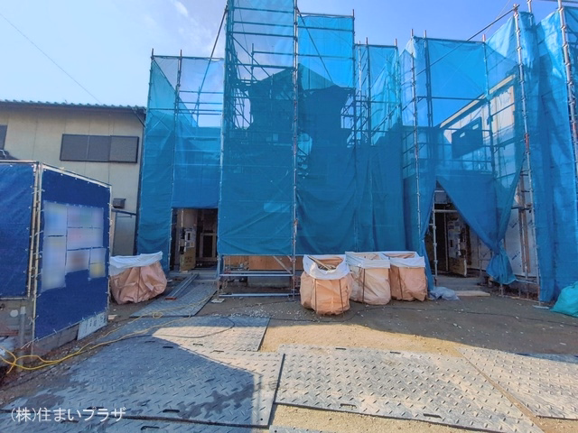 愛知県一宮市北方町 北方字中土取の新築戸建て上棟写真 2026年2月11日撮影