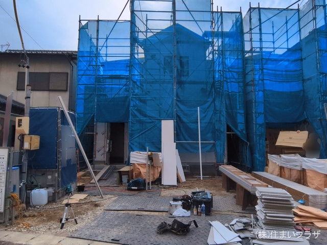 愛知県一宮市北方町 北方字中土取の新築戸建てシート写真 2026年3月1日撮影