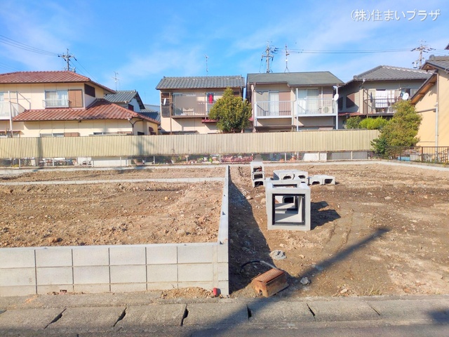 愛知県犬山市字舟田の新築戸建て更地・土地写真 2025年12月22日撮影