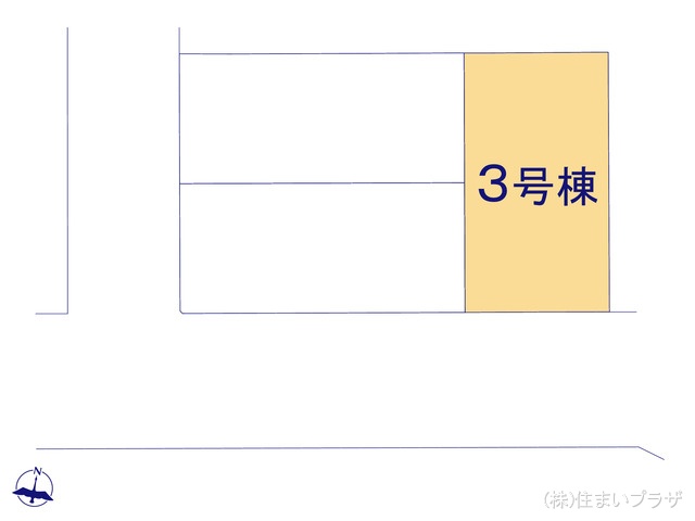 愛知県犬山市字舟田の新築戸建て全体区画図 ※図面と異なる場合は現況を優先