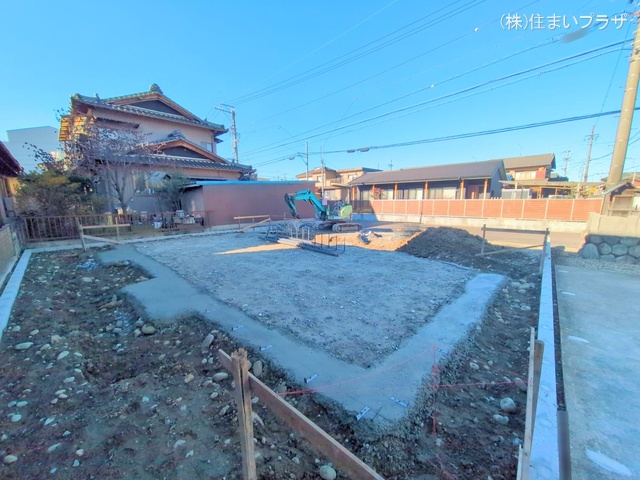 愛知県江南市赤童子町大間の新築戸建て基礎写真 2025年12月21日撮影
