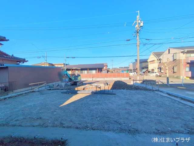 愛知県江南市赤童子町大間の新築戸建て基礎写真 2025年12月21日撮影