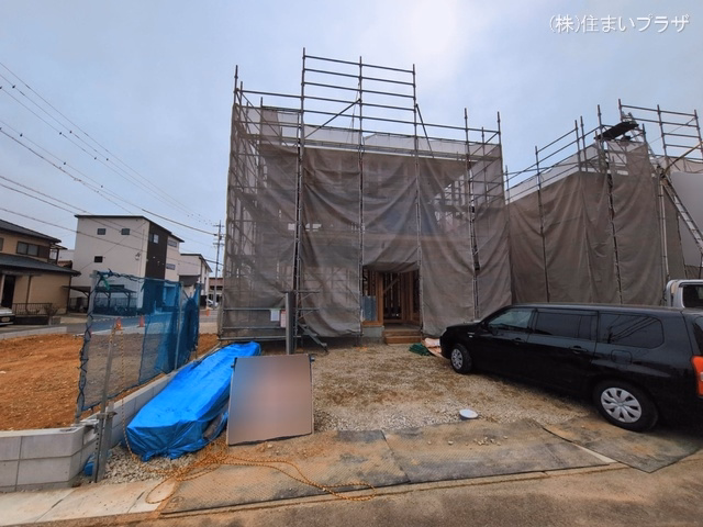 愛知県春日井市西高山町3丁目の新築戸建て上棟写真 2026年3月1日撮影