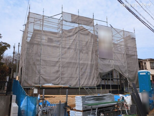 愛知県小牧市大字本庄の新築戸建てシート写真 2026年3月1日撮影