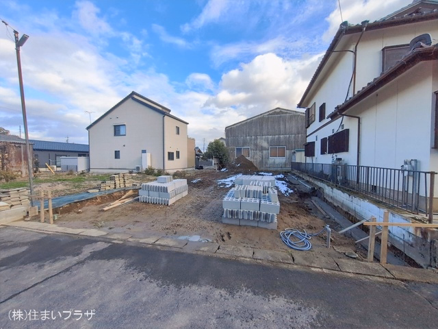 愛知県一宮市千秋町 佐野字農中の新築戸建て更地・土地写真 2026年1月22日撮影