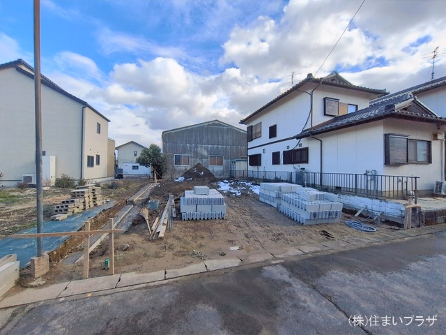 愛知県一宮市千秋町 佐野字農中の新築戸建て更地・土地写真 2026年1月22日撮影
