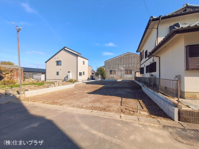 愛知県一宮市千秋町 佐野字農中の新築戸建て更地・土地写真 2026年2月16日撮影