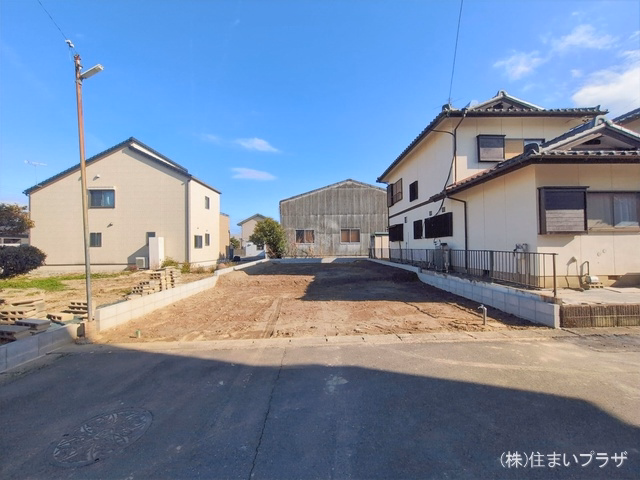 愛知県一宮市千秋町 佐野字農中の新築戸建て更地・土地写真 2026年2月16日撮影