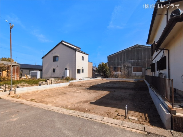 愛知県一宮市千秋町 佐野字農中の新築戸建て更地・土地写真 2026年3月8日撮影