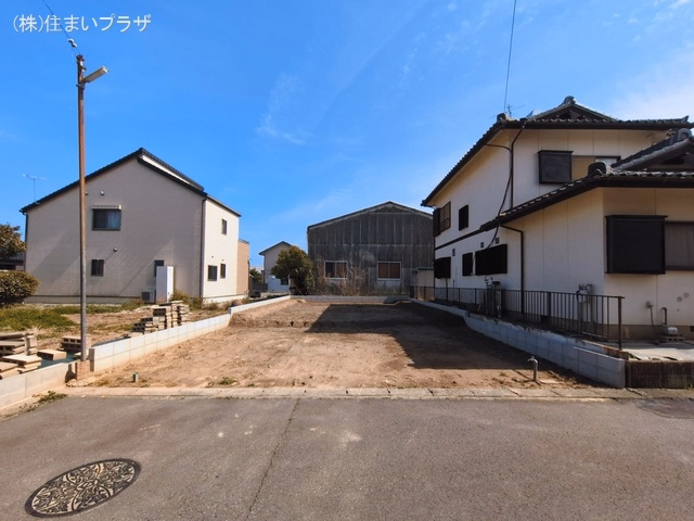 愛知県一宮市千秋町 佐野字農中の新築戸建て更地・土地写真 2026年3月8日撮影