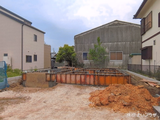 愛知県一宮市千秋町 佐野字農中の新築戸建て基礎写真 2026年4月21日撮影