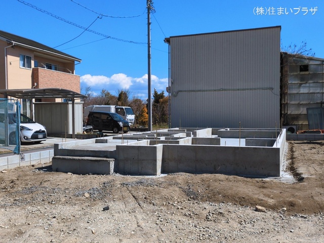 愛知県稲沢市矢合町面棒堀の新築戸建て基礎写真 2026年3月9日撮影