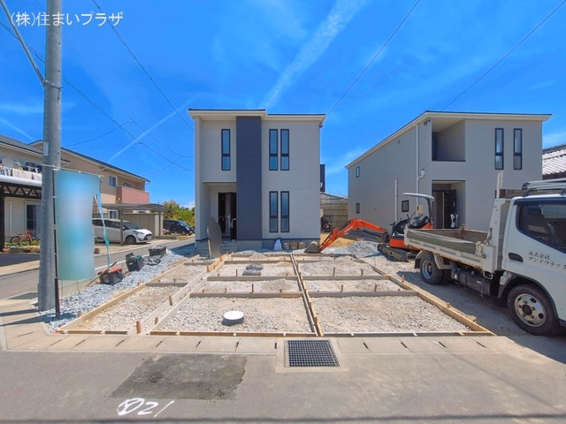 愛知県稲沢市矢合町面棒堀の新築戸建て外構写真 2026年5月13日撮影