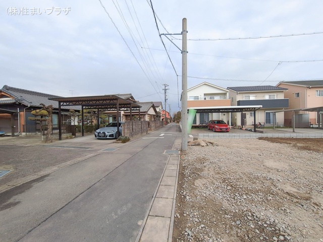 愛知県稲沢市矢合町面棒堀の新築戸建て更地・土地写真 2026年1月26日撮影