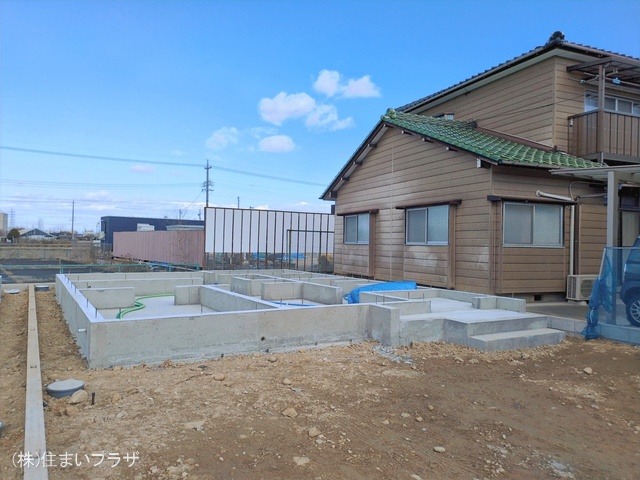 愛知県小牧市藤島１丁目の新築戸建て基礎写真 2026年2月8日撮影