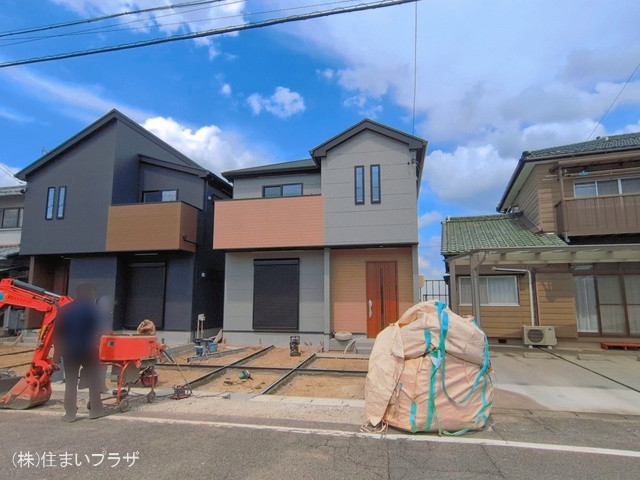 愛知県小牧市藤島１丁目の新築戸建て外構写真 2026年4月19日撮影