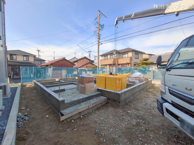 愛知県江南市大間町新町の新築戸建て基礎写真 2026年2月4日撮影