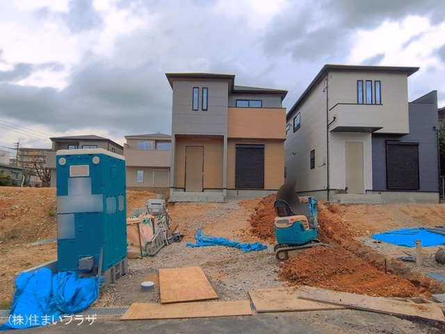 愛知県春日井市高森台７丁目の新築戸建て外構写真 2026年4月8日撮影