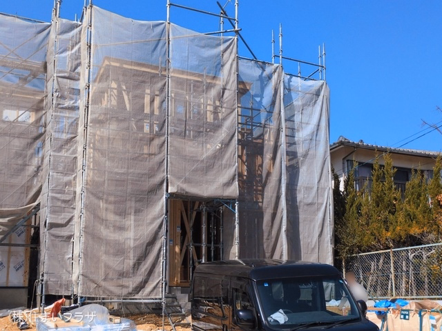 愛知県春日井市高森台７丁目の新築戸建て上棟写真 2026年3月4日撮影