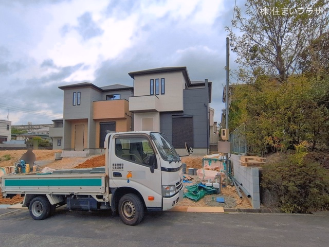 愛知県春日井市高森台７丁目の新築戸建て外構写真 2026年4月8日撮影