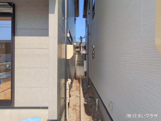 愛知県稲沢市駅前1丁目の新築戸建て外構写真 2026年1月18日撮影