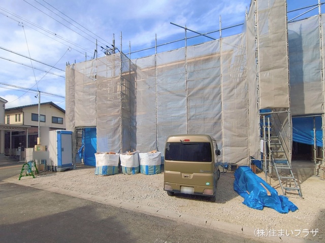 愛知県江南市古知野町　宮裏の新築戸建て上棟写真 2026年1月19日撮影