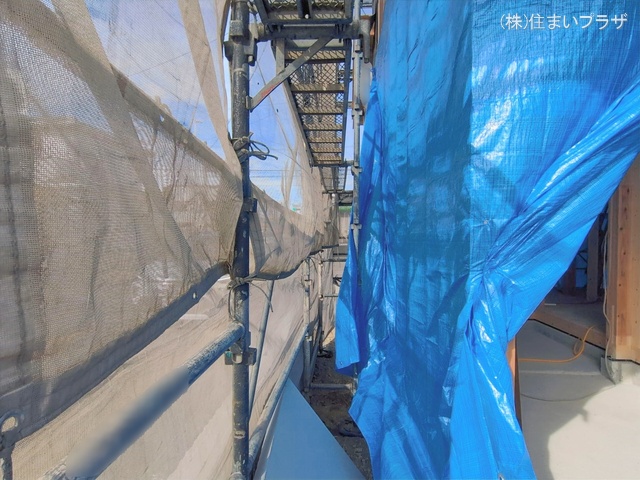 愛知県江南市古知野町　宮裏の新築戸建て上棟写真 2026年1月19日撮影