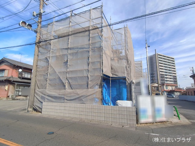 愛知県江南市古知野町　宮裏の新築戸建て上棟写真 2026年1月19日撮影