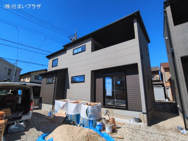 愛知県江南市古知野町　宮裏の新築戸建て外構写真 2026年3月3日撮影