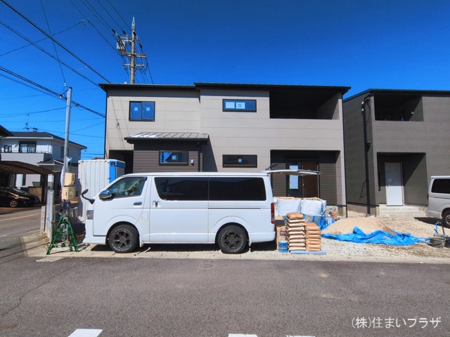 愛知県江南市古知野町　宮裏の新築戸建て外構写真 2026年3月3日撮影