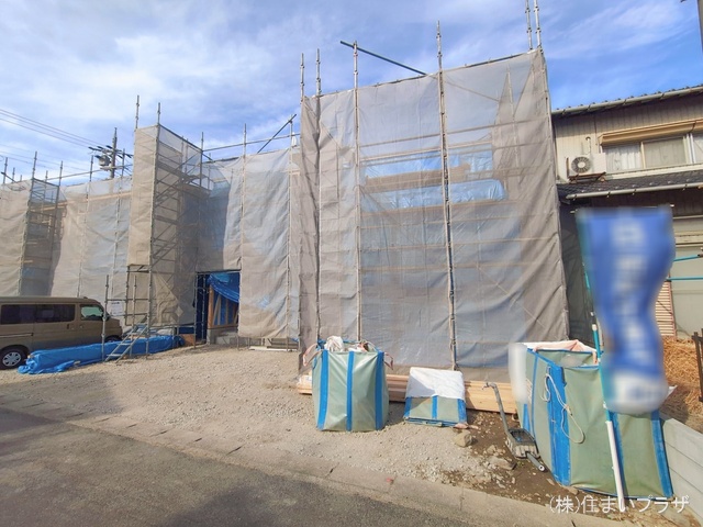 愛知県江南市古知野町　宮裏の新築戸建て上棟写真 2026年1月19日撮影