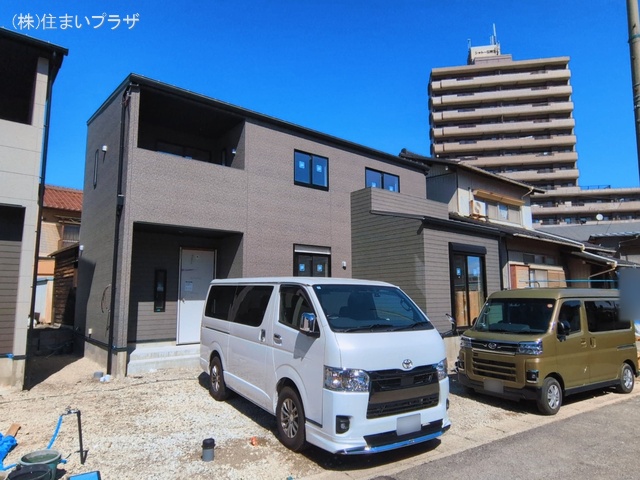 愛知県江南市古知野町　宮裏の新築戸建て外構写真 2026年3月3日撮影