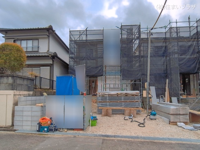 愛知県春日井市高森台5丁目の新築戸建てシート写真 2026年4月8日撮影