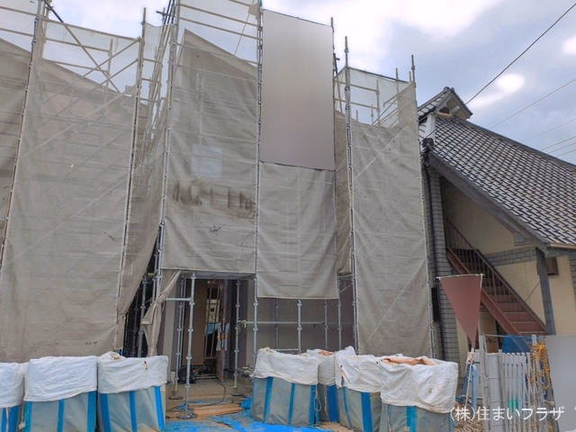 愛知県小牧市小牧2丁目の新築戸建てシート写真 2026年4月21日撮影