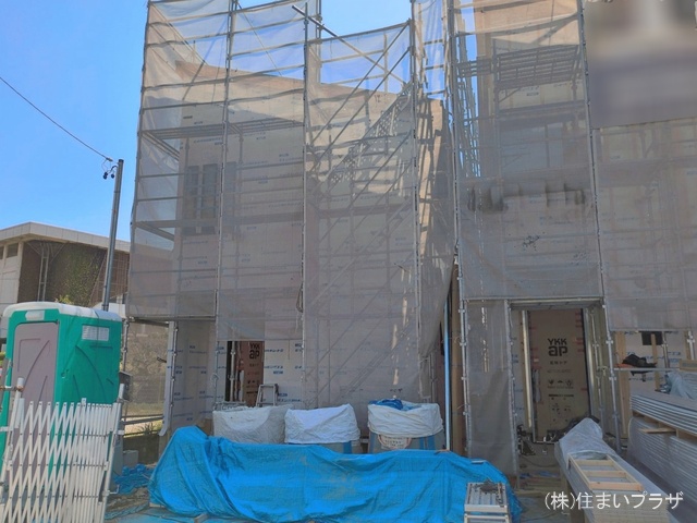 愛知県小牧市小牧２丁目の新築戸建てシート写真 2026年4月2日撮影