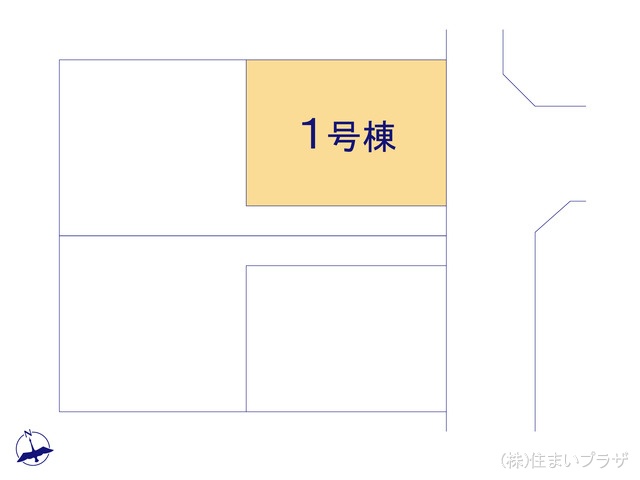 愛知県小牧市中央3丁目の新築戸建て全体区画図 ※図面と異なる場合は現況を優先