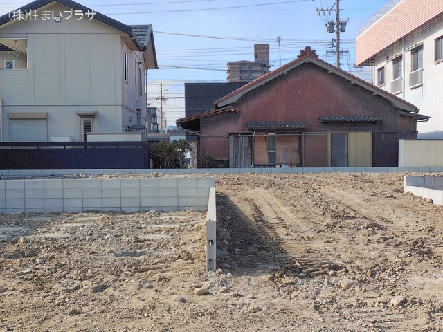 愛知県小牧市中央３丁目の新築戸建て更地・土地写真 2026年1月21日撮影