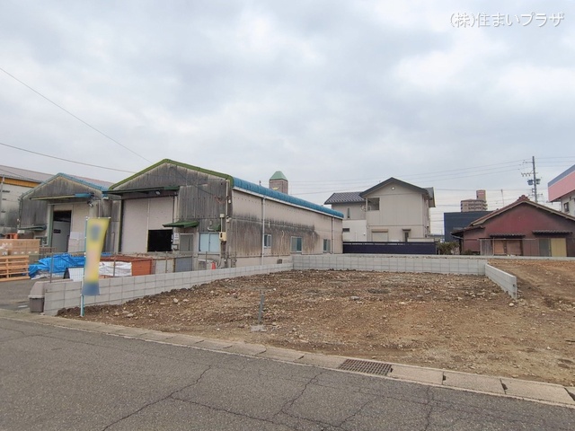 愛知県小牧市中央３丁目の新築戸建て更地・土地写真 2026年2月26日撮影