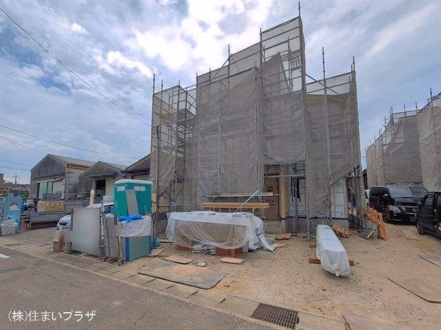 愛知県小牧市中央３丁目の新築戸建てシート写真 2026年5月19日撮影