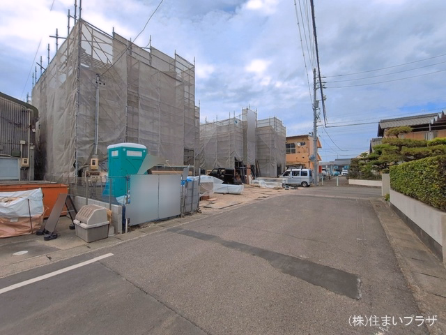 愛知県小牧市中央３丁目の新築戸建てシート写真 2026年5月19日撮影