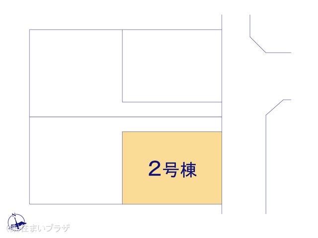 愛知県小牧市中央３丁目の新築戸建て全体区画図 ※図面と異なる場合は現況を優先