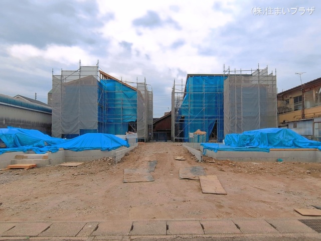 愛知県小牧市中央３丁目の新築戸建て上棟写真 2026年4月21日撮影
