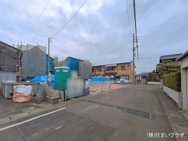 愛知県小牧市中央３丁目の新築戸建て上棟写真 2026年4月21日撮影