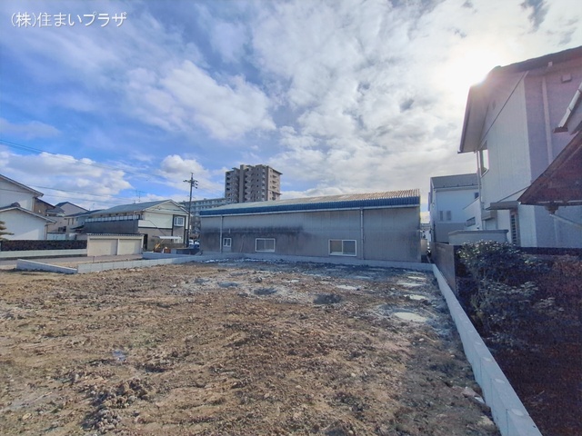 愛知県小牧市中央３丁目の新築戸建て更地・土地写真 2026年1月21日撮影