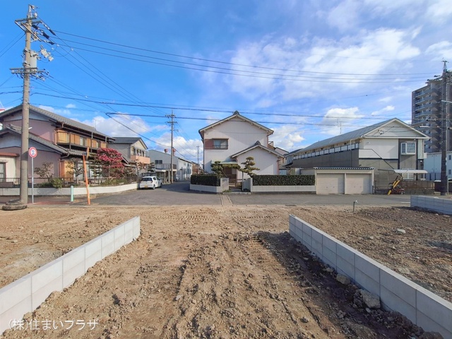 愛知県小牧市中央３丁目の新築戸建て更地・土地写真 2026年1月21日撮影
