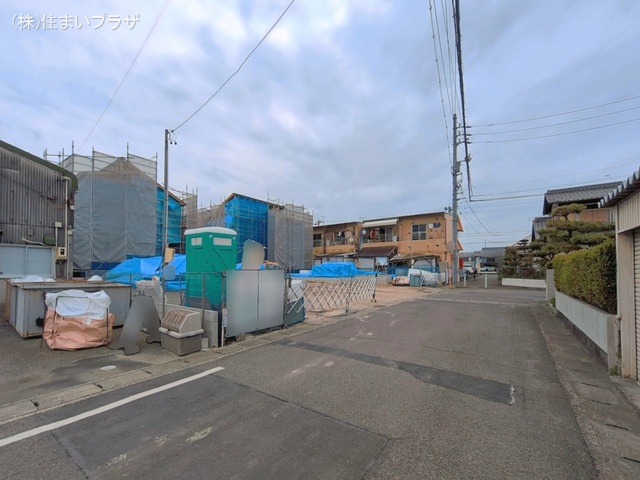 愛知県小牧市中央３丁目の新築戸建て上棟写真 2026年4月21日撮影