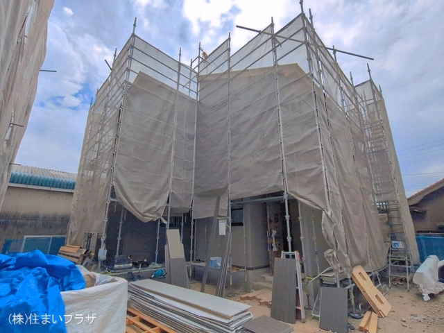 愛知県小牧市中央3丁目の新築戸建てシート写真 2026年5月19日撮影